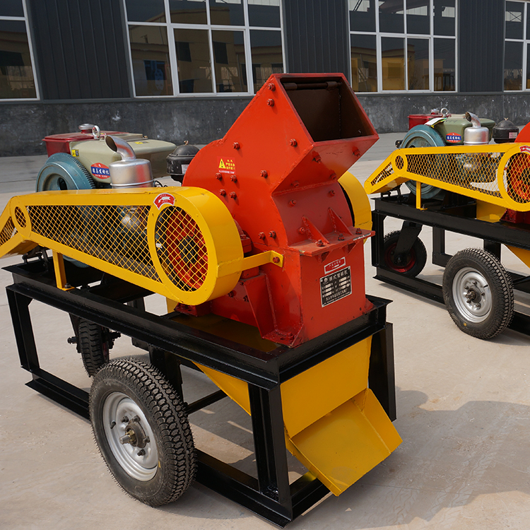 石灰石炉渣破碎？华盛铭小型锤式破碎机耐磨性好 价格超实惠